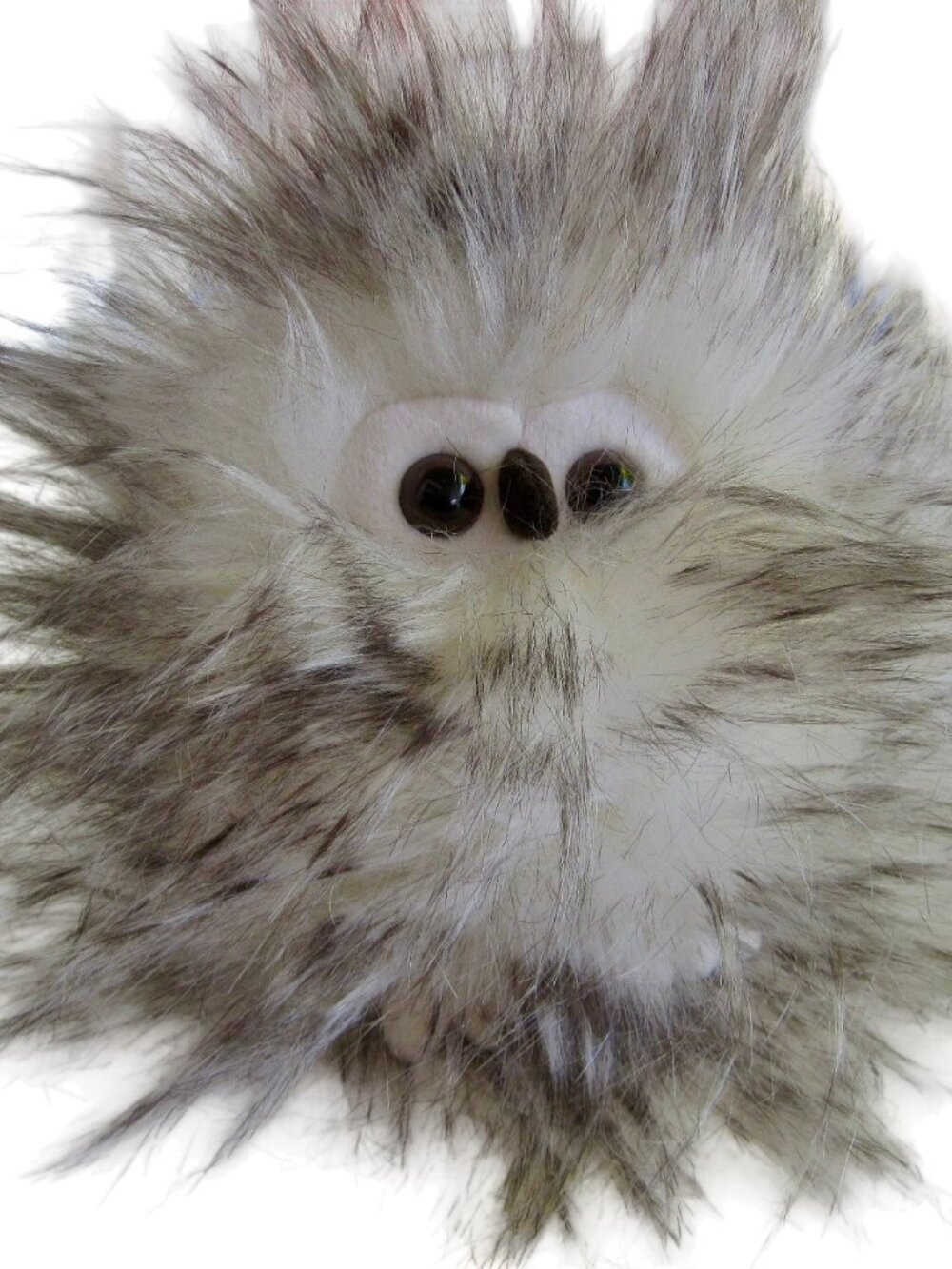 Jellycat Bertie Owlet Stuffed Animal Owl Retired Gray White Plush Bird 5" Size